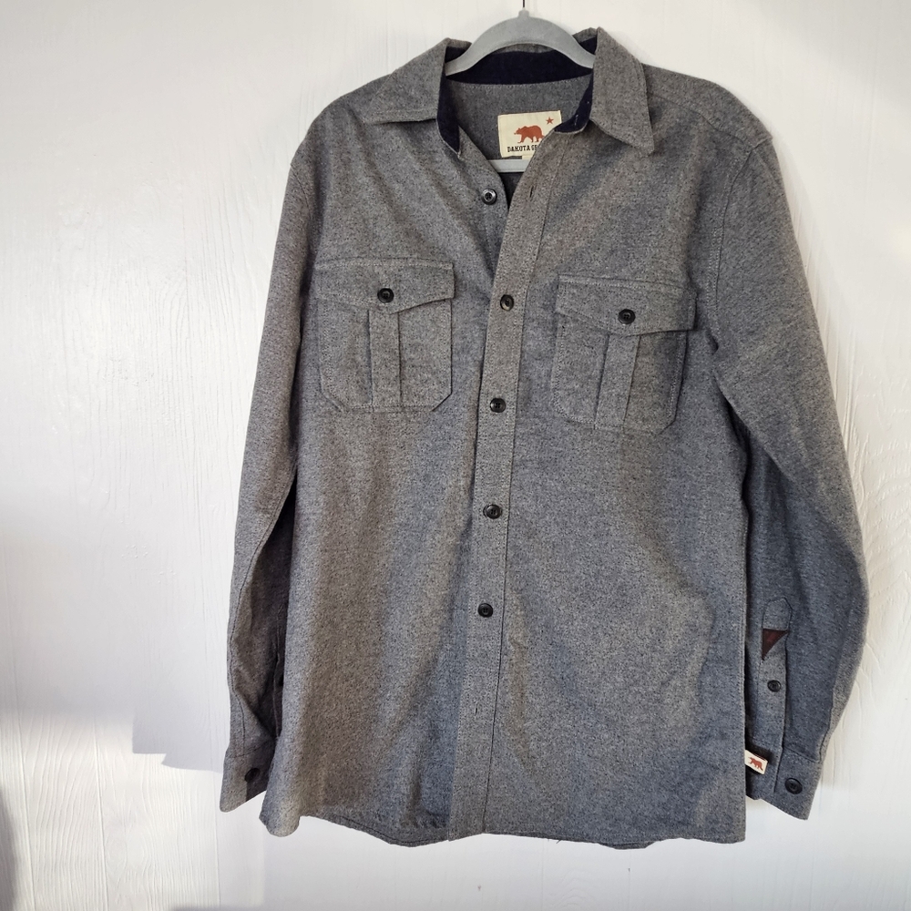 Dakota Grizzly Grey Grey Flannel Long Sleeve Shirt